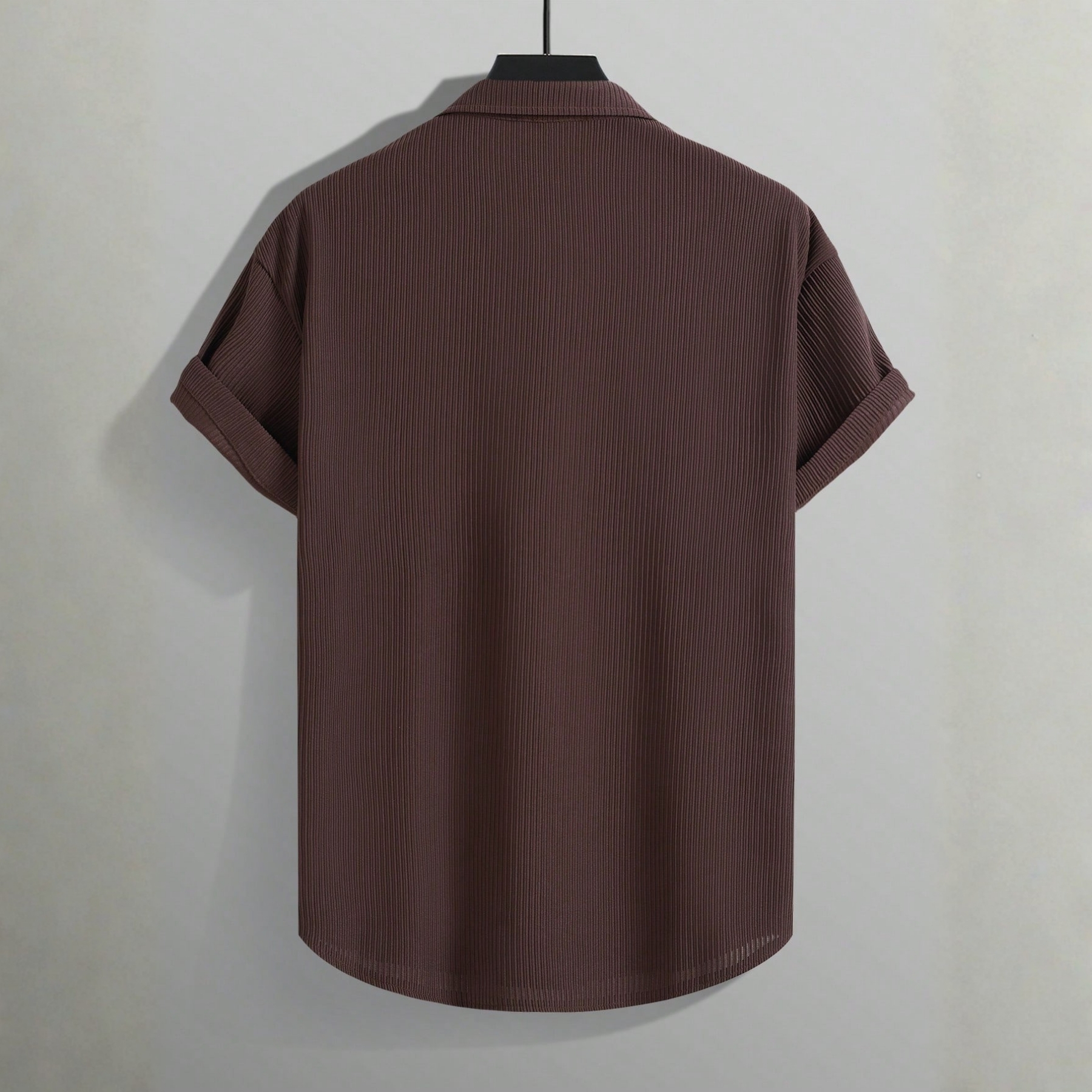 Vintage Men's Ribbed Knit Shirt
