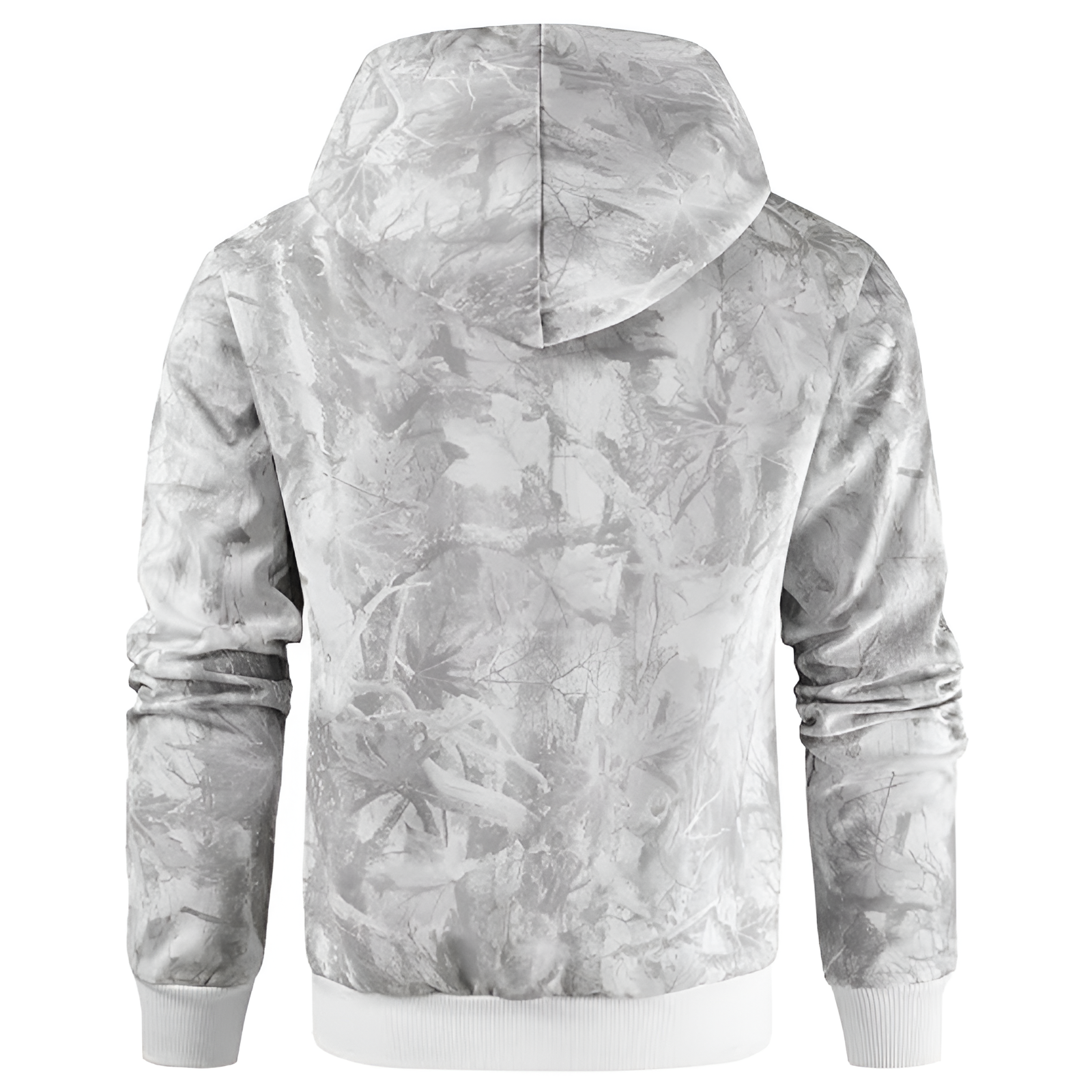 Men Camo Outfitter Fleece Hoodie Pullover Long Sleeve Casual Sweatshirt with Pocket