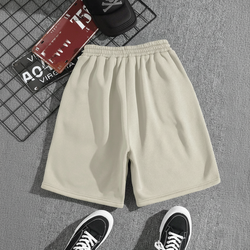 Casual Drawstring Track Shorts For Men