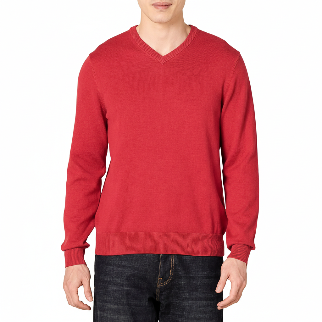Men's V-Neck Pullover Sweater (Available in Big & Tall)