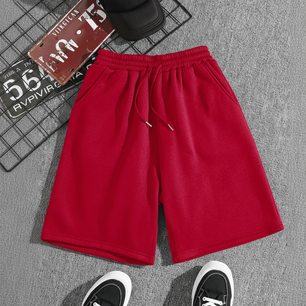 Casual Drawstring Track Shorts For Men
