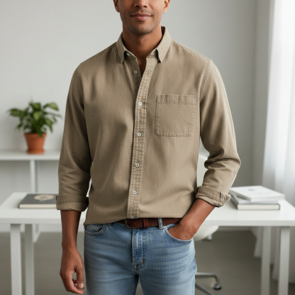 Casual Long Sleeve Shirt For Daily Wear