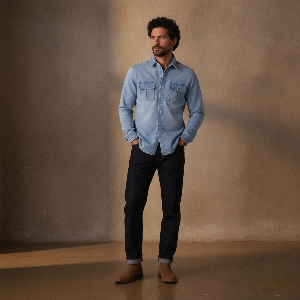 Comfort Terry Shirt Jacket