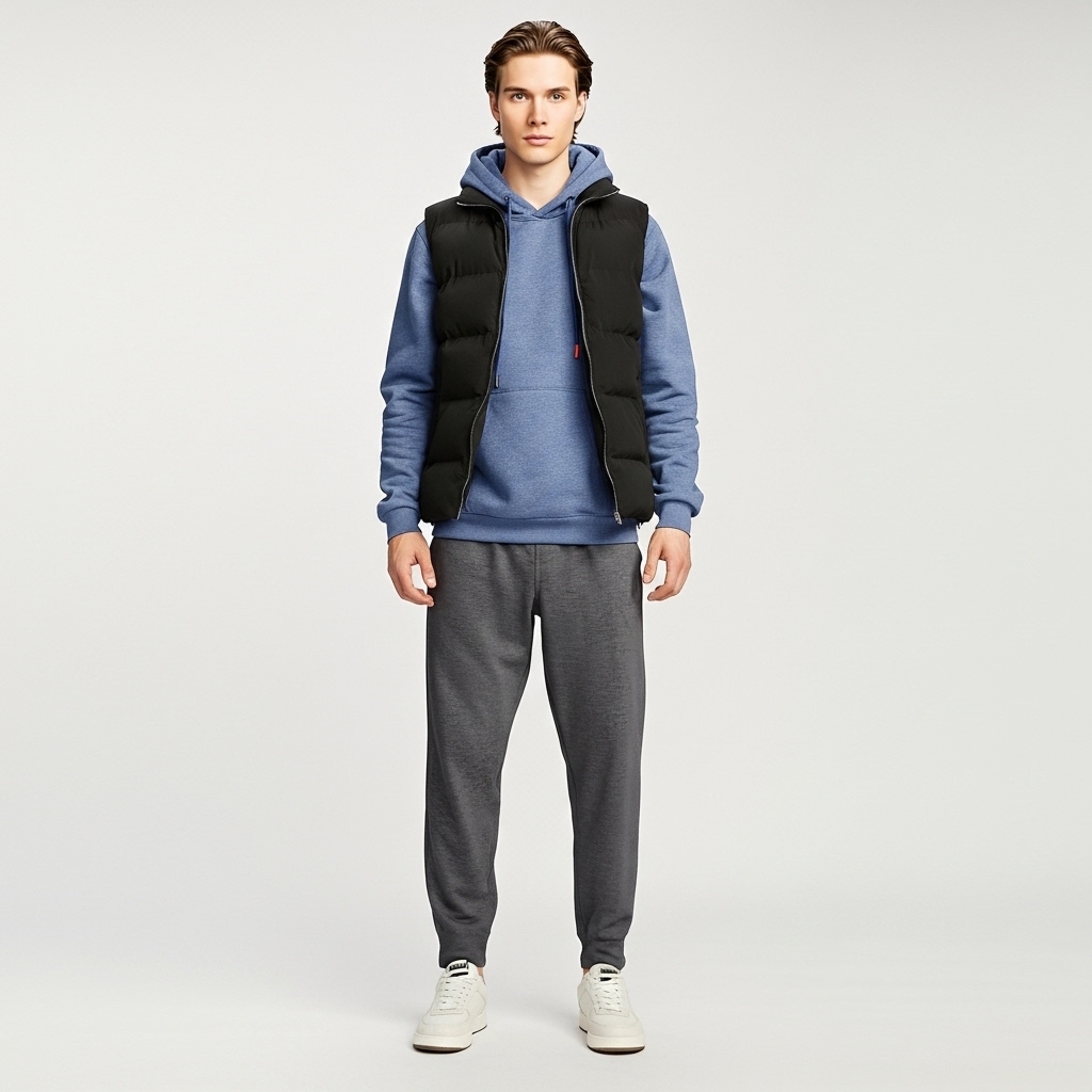 Warm Fleece Lined Pullover Hoodie