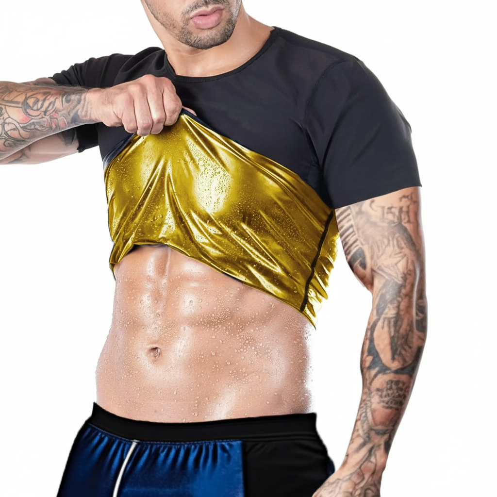 Athletic Short Sleeve Compression Workout T Shirt For Men