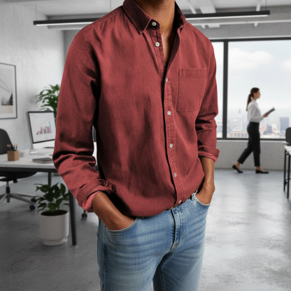 Casual Long Sleeve Shirt For Daily Wear