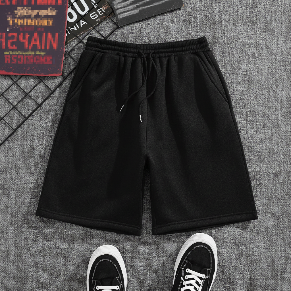 Casual Drawstring Track Shorts For Men