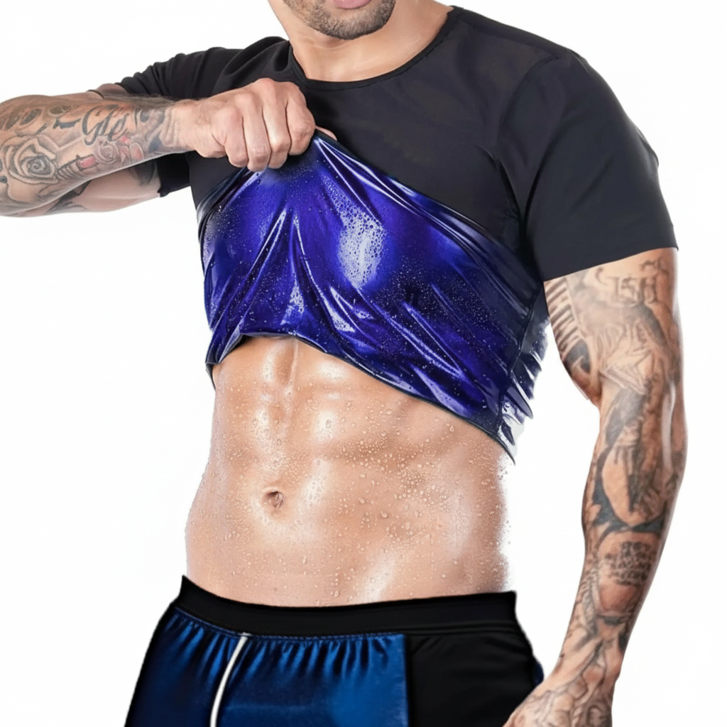 Athletic Short Sleeve Compression Workout T Shirt For Men