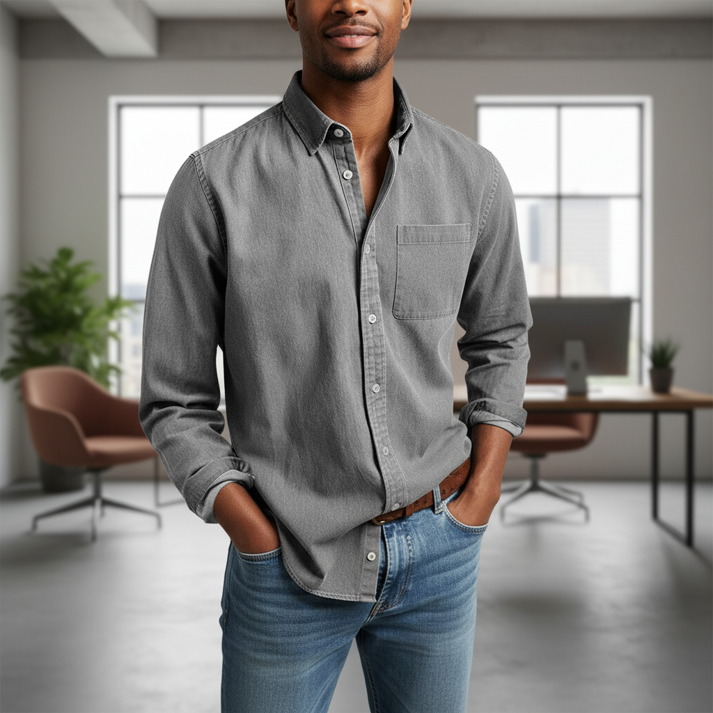 Casual Long Sleeve Shirt For Daily Wear