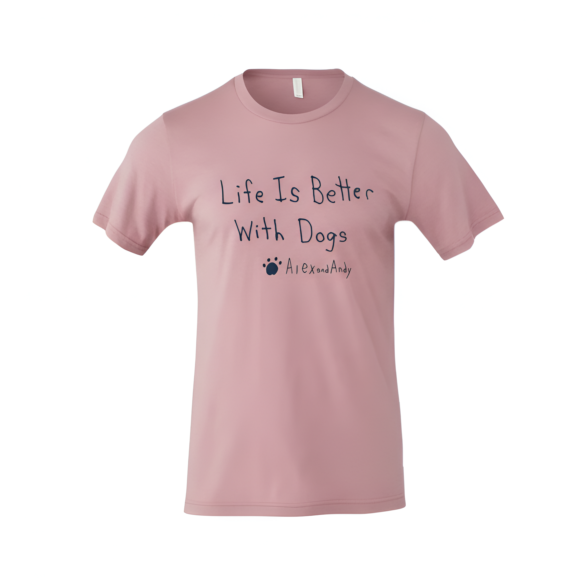 Life With Dogs Graphic Unisex T Shirt