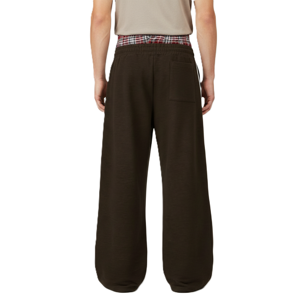 Loose Fleece Drawstring Sweatpants With Wide For Men