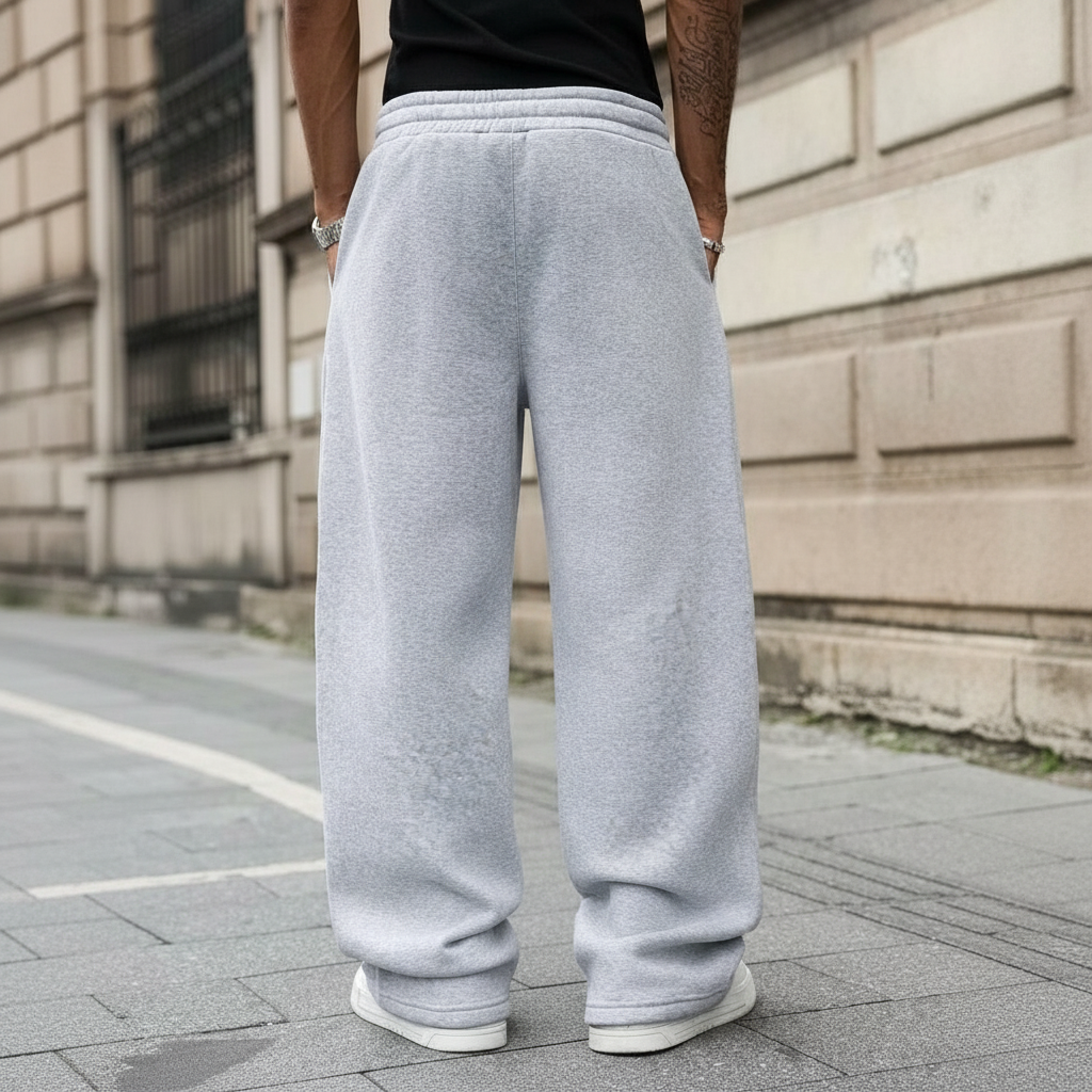 Athletic Sweatpants With Drawstring And Pocket For Men