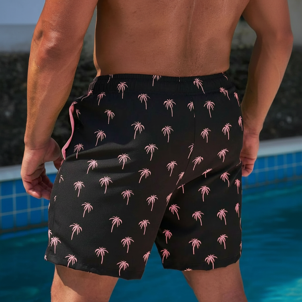 Casual Beach Shorts With Pockets For Men