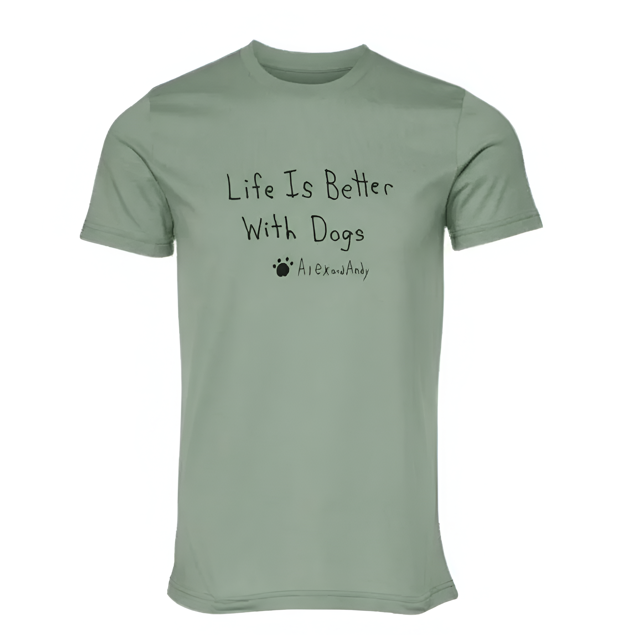 Life With Dogs Graphic Unisex T Shirt