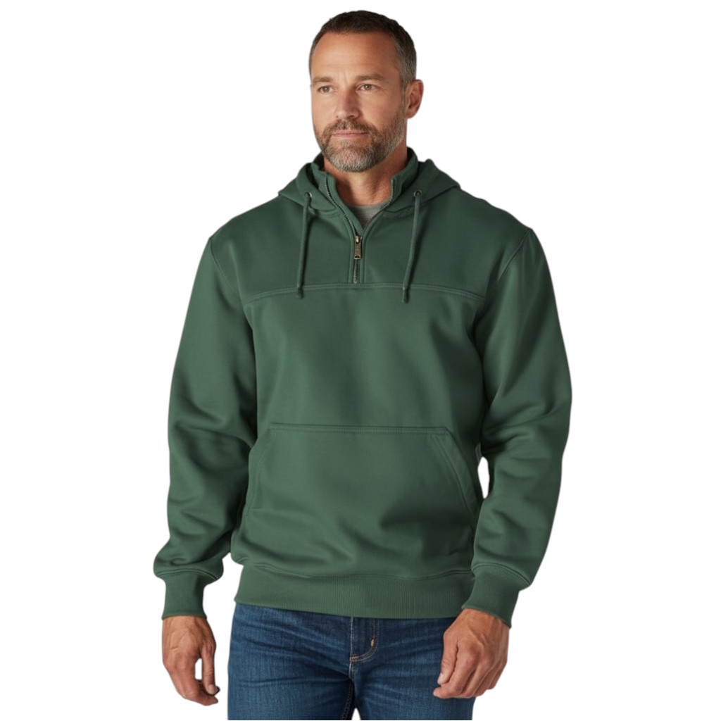 Paxton Quarter Zip Sweatshirt With Hood