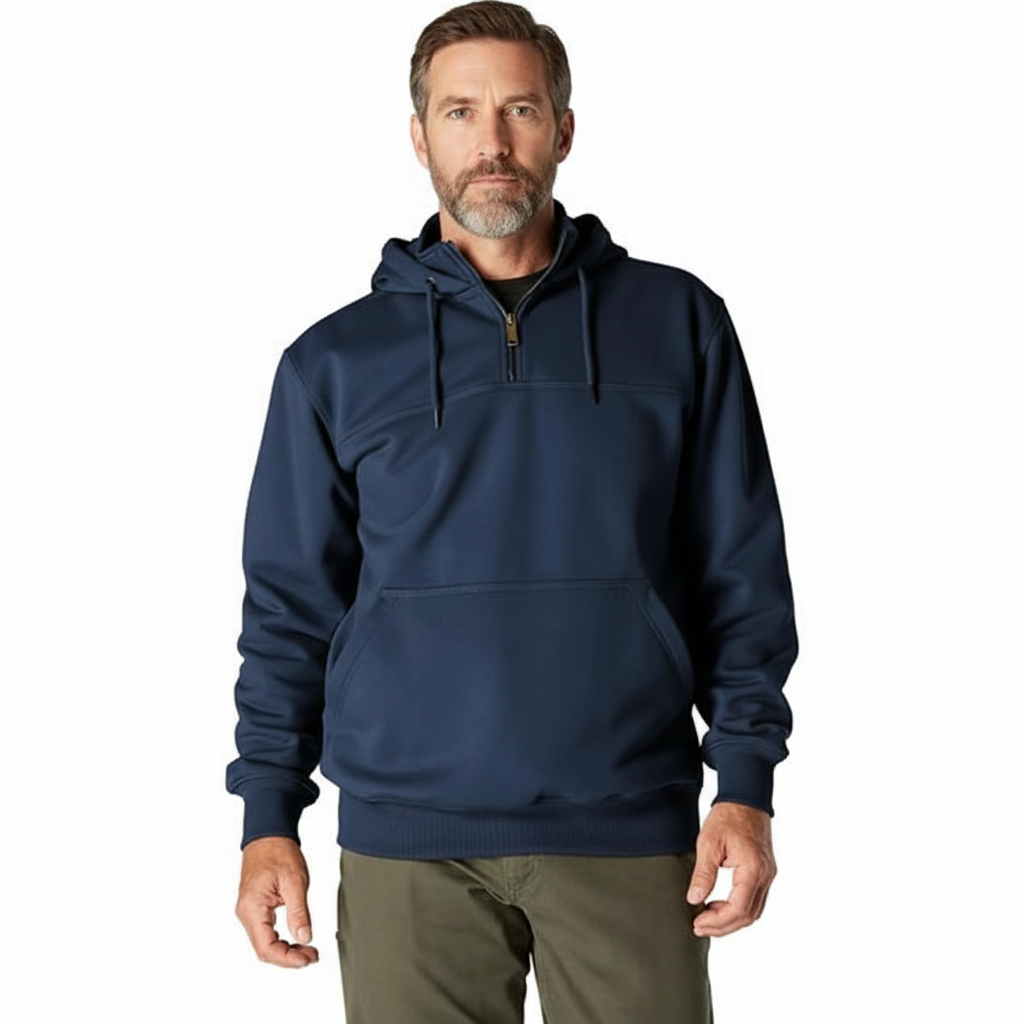 Paxton Quarter Zip Sweatshirt With Hood