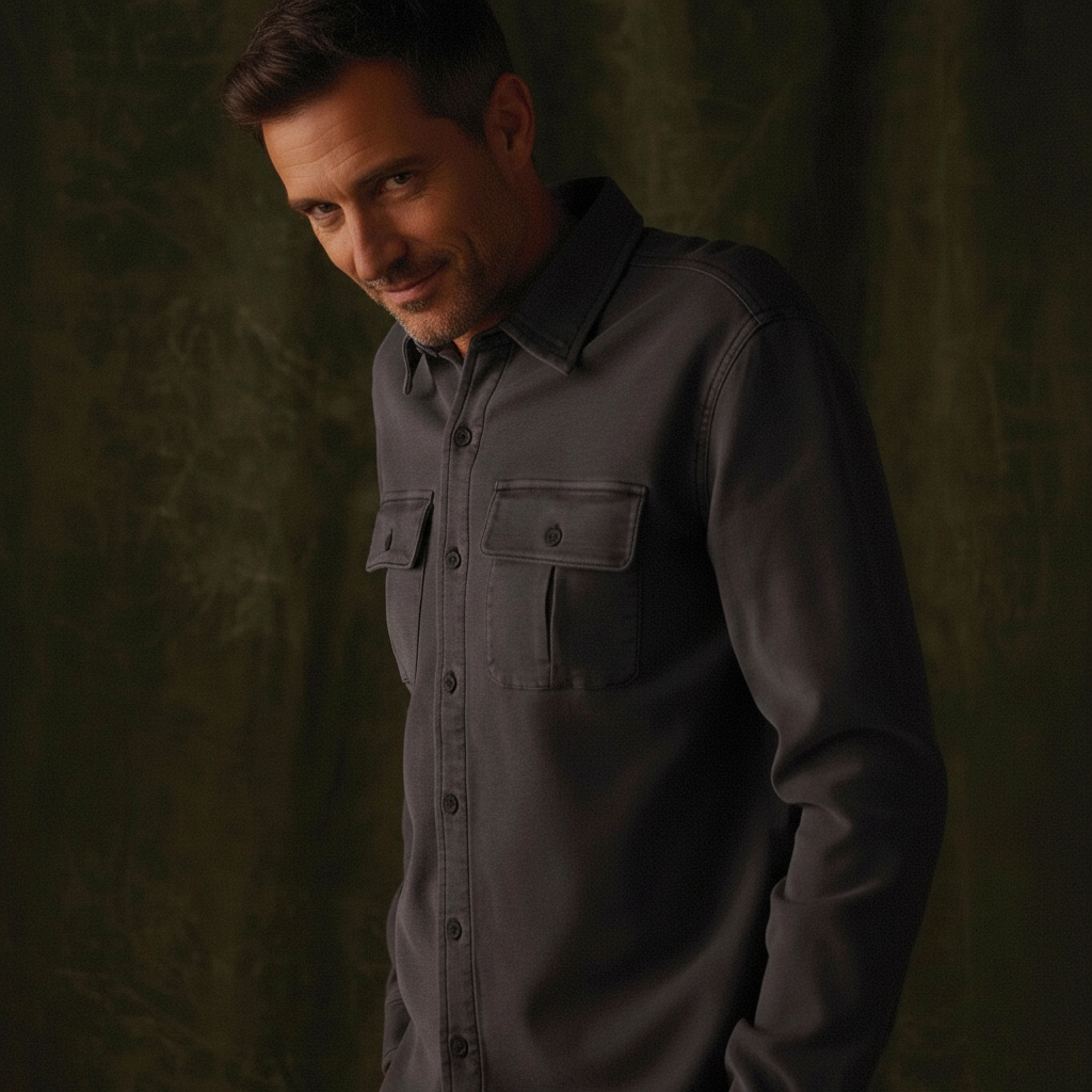 Comfort Terry Shirt Jacket