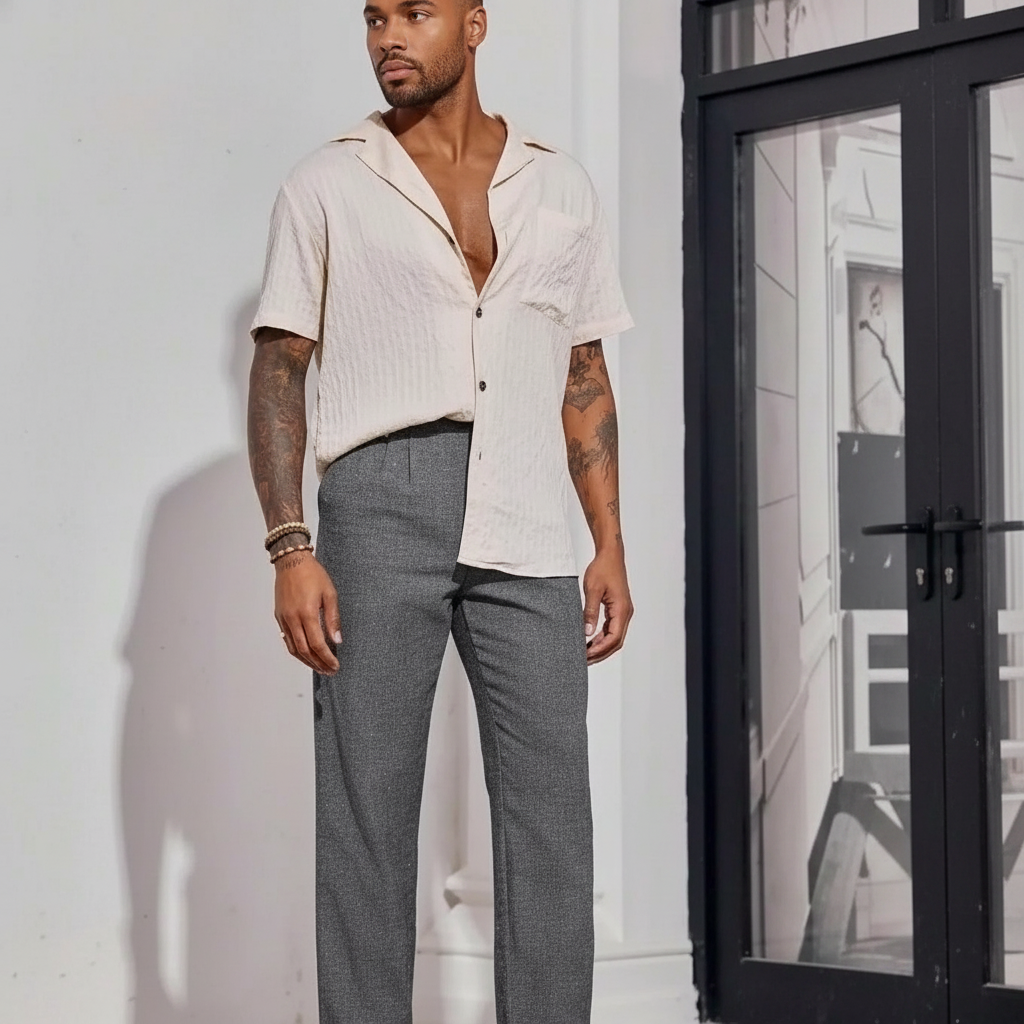 Casual Lightweight Summer Beach Pants For Men