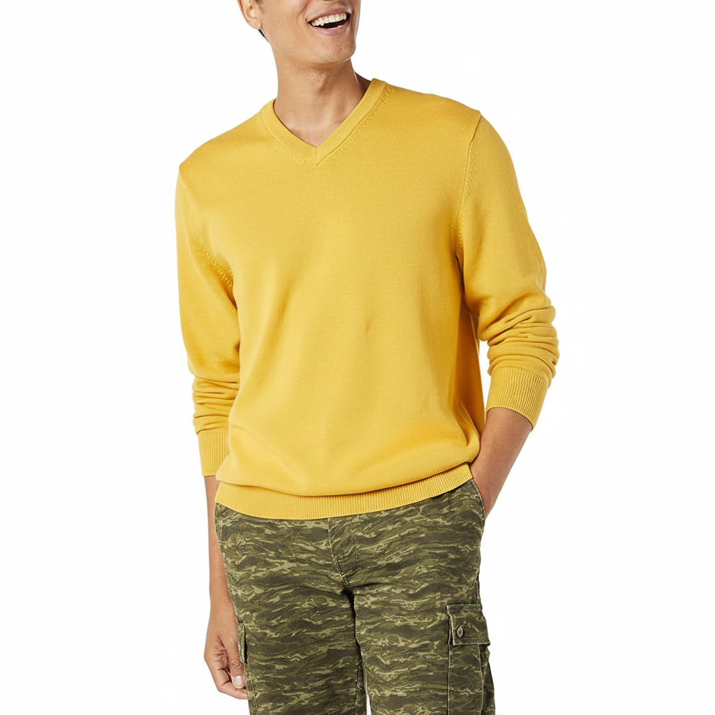 Men's V-Neck Pullover Sweater (Available in Big & Tall)