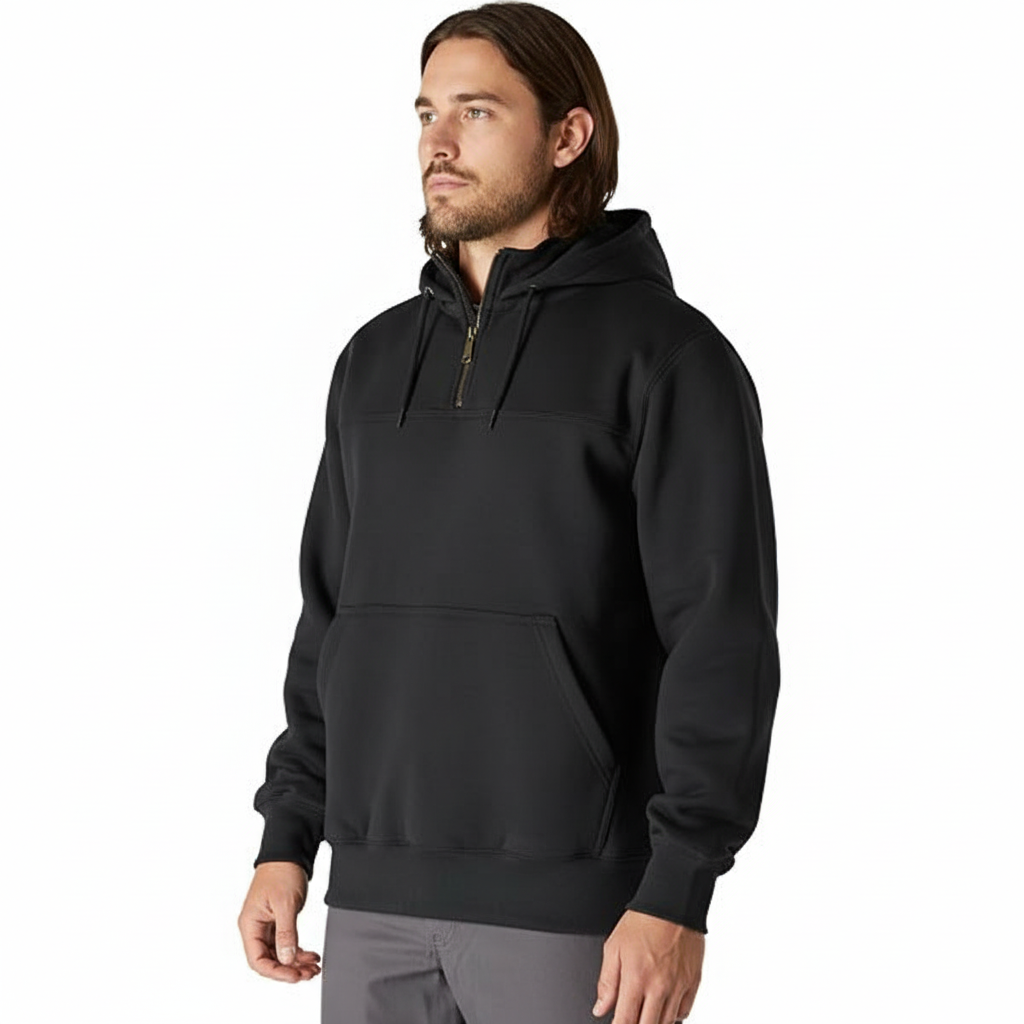 Paxton Quarter Zip Sweatshirt With Hood