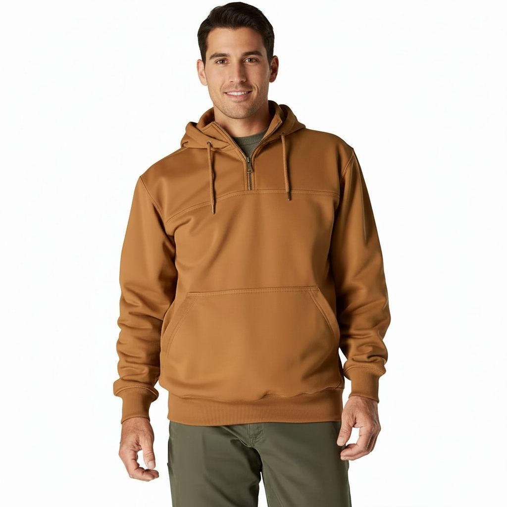 Paxton Quarter Zip Sweatshirt With Hood