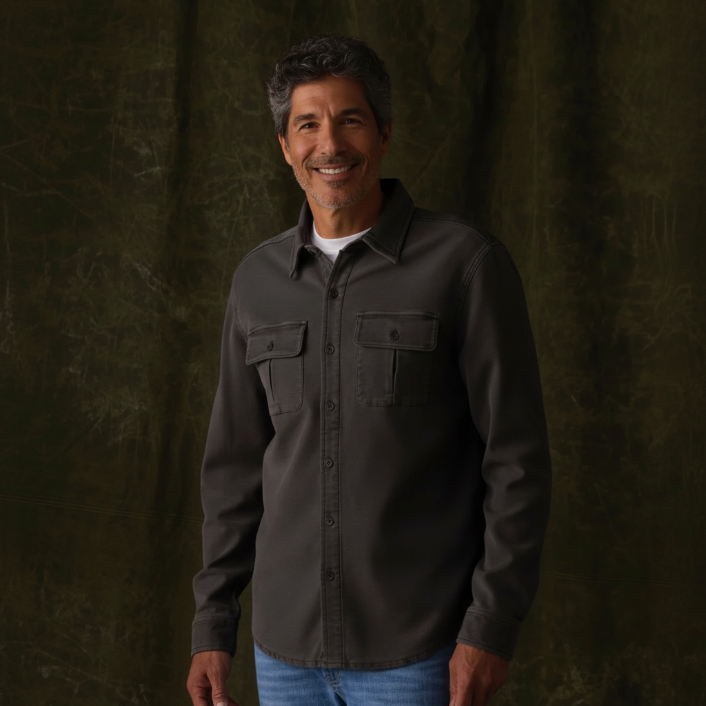 Comfort Terry Shirt Jacket