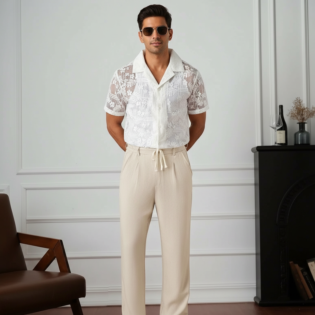 Casual Straight Fit Fashionable Pants For Men