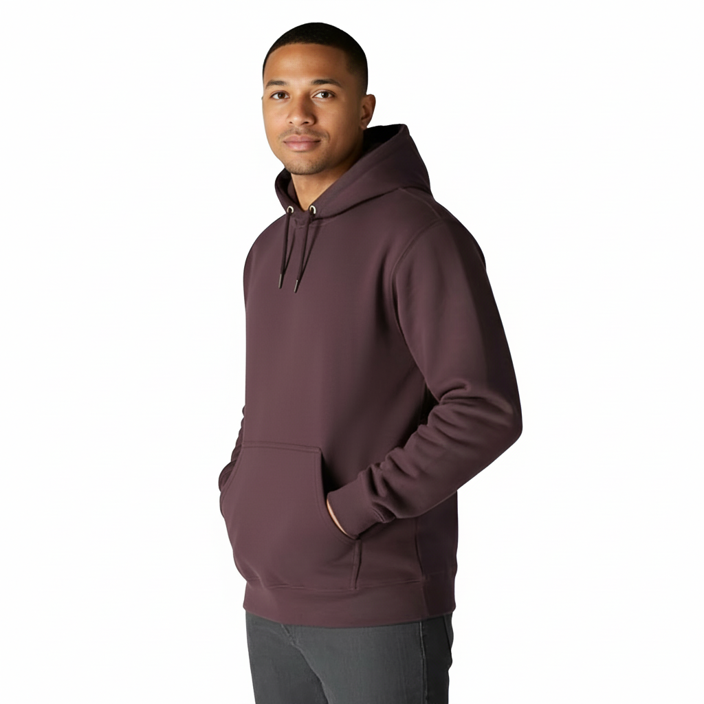 Water Repellent Loose Fit Hoodie With Midweight Warmth For Men
