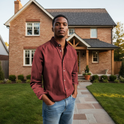 Button Up Shirt With Adjustable Cuffs