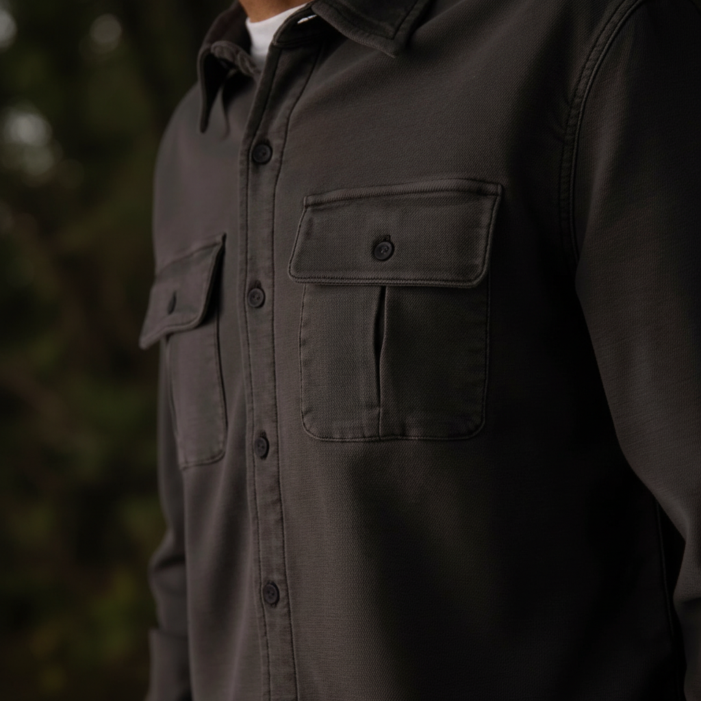 Comfort Terry Shirt Jacket