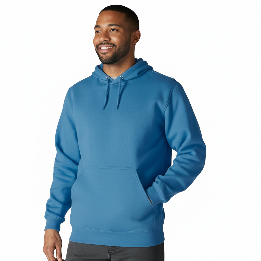 Water Repellent Loose Fit Hoodie With Midweight Warmth For Men