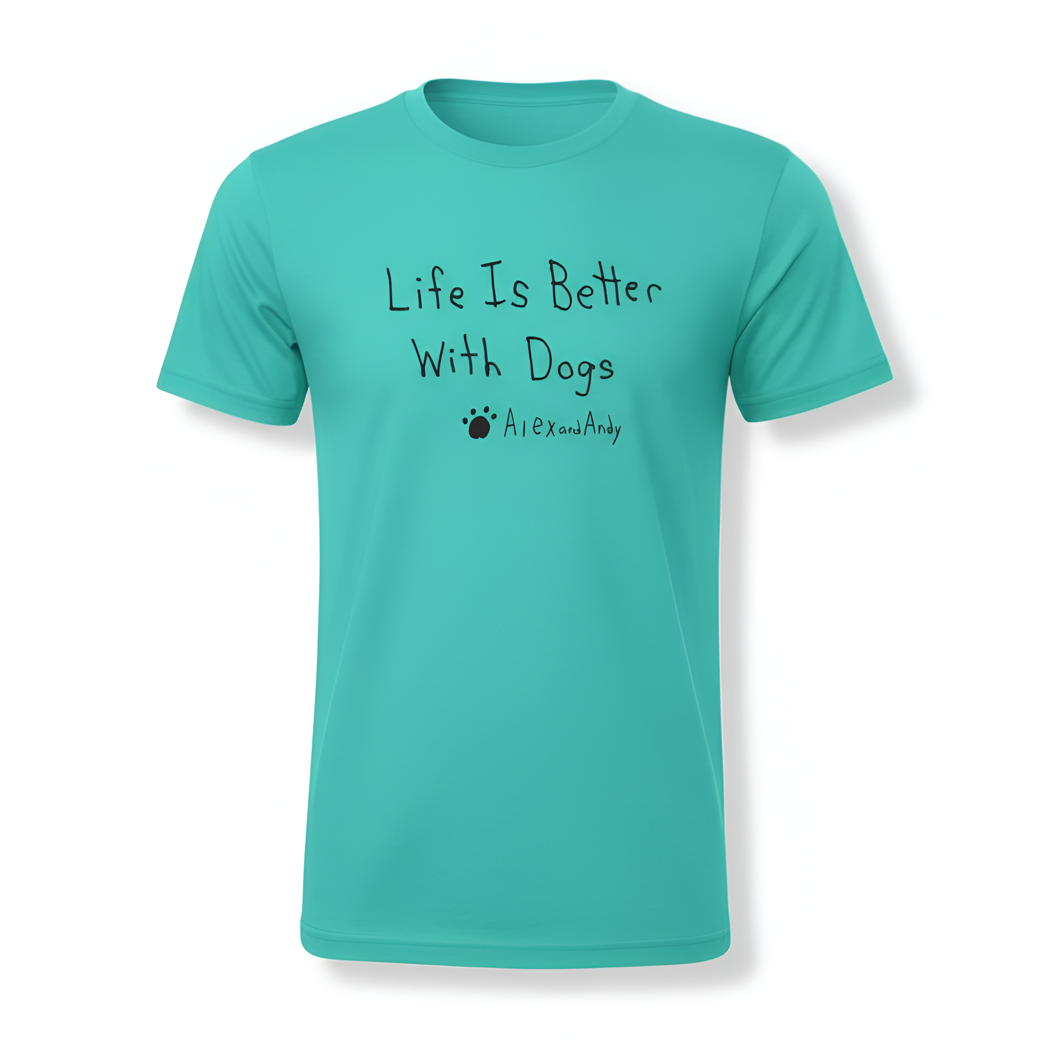 Life With Dogs Graphic Unisex T Shirt