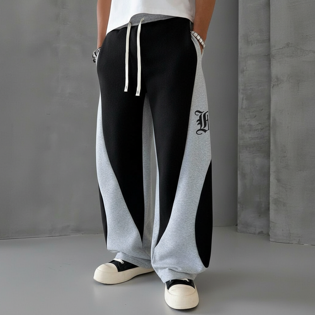 Athletic Sweatpants With Drawstring And Pocket For Men