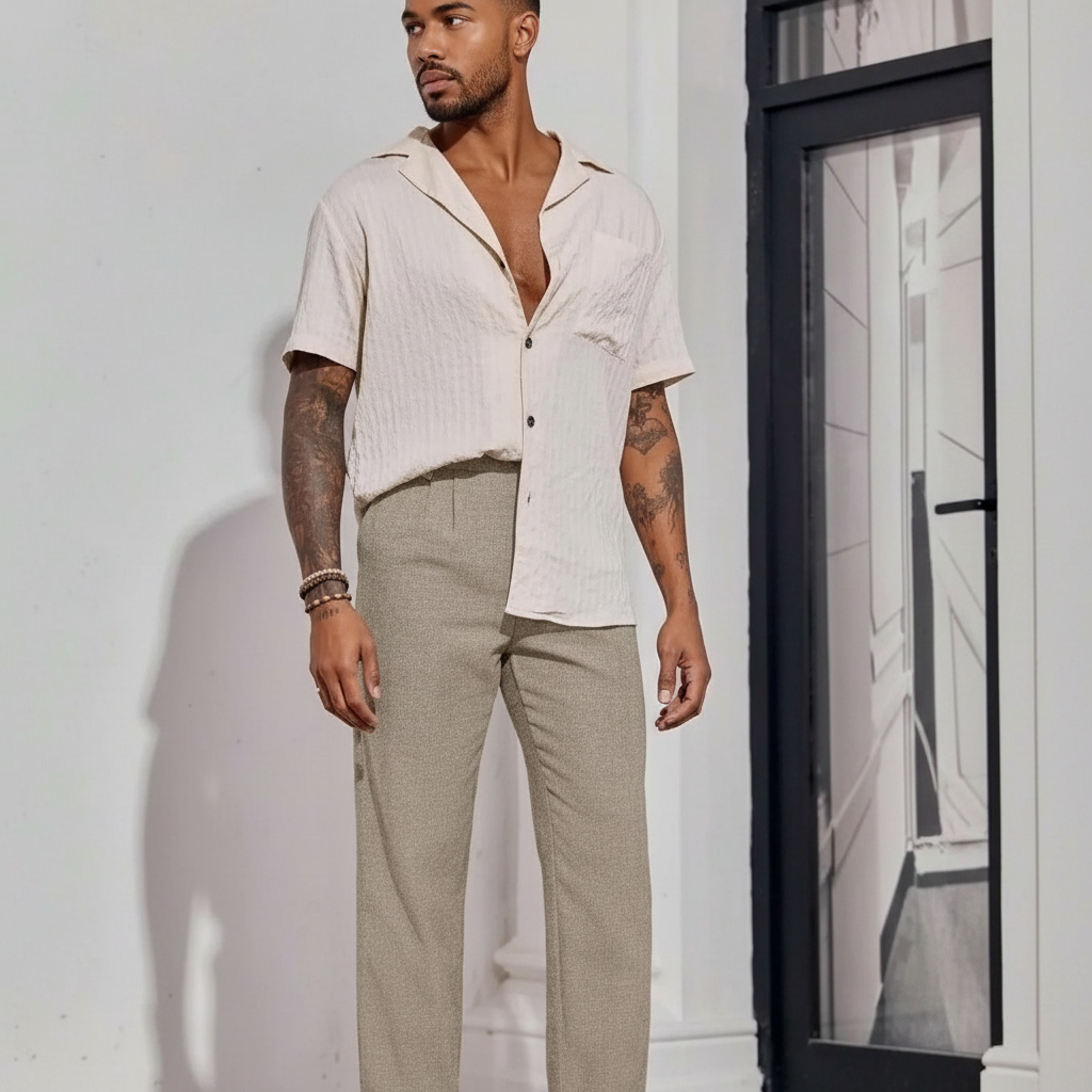 Casual Lightweight Summer Beach Pants For Men