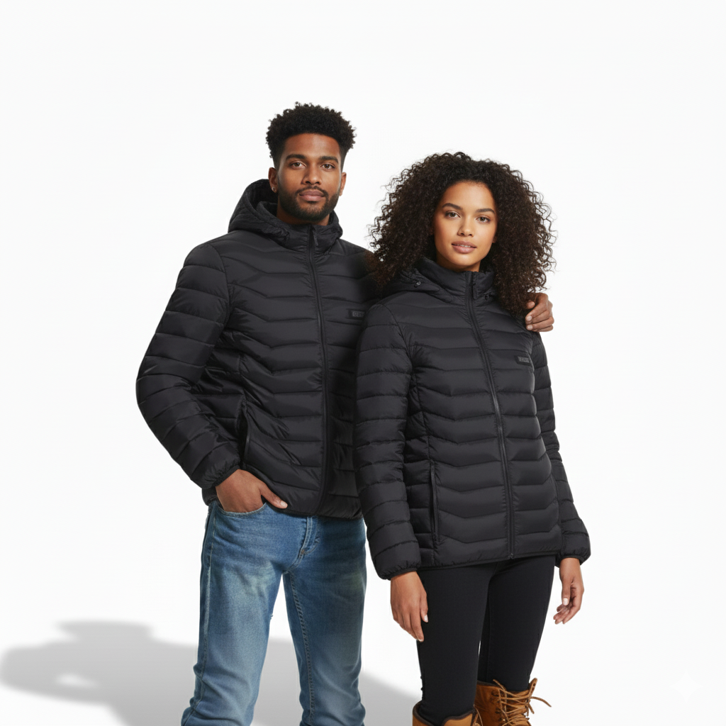 Winter Electric Heating Jacket With Adjustable Thermal Levels