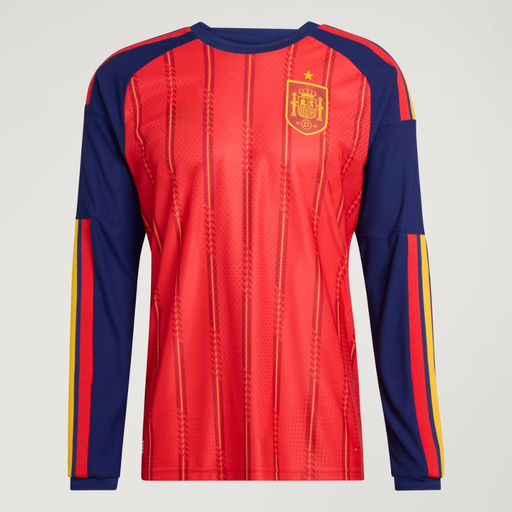 Spain FIFA 2026  Long Sleeve Soccer Jersey For Men
