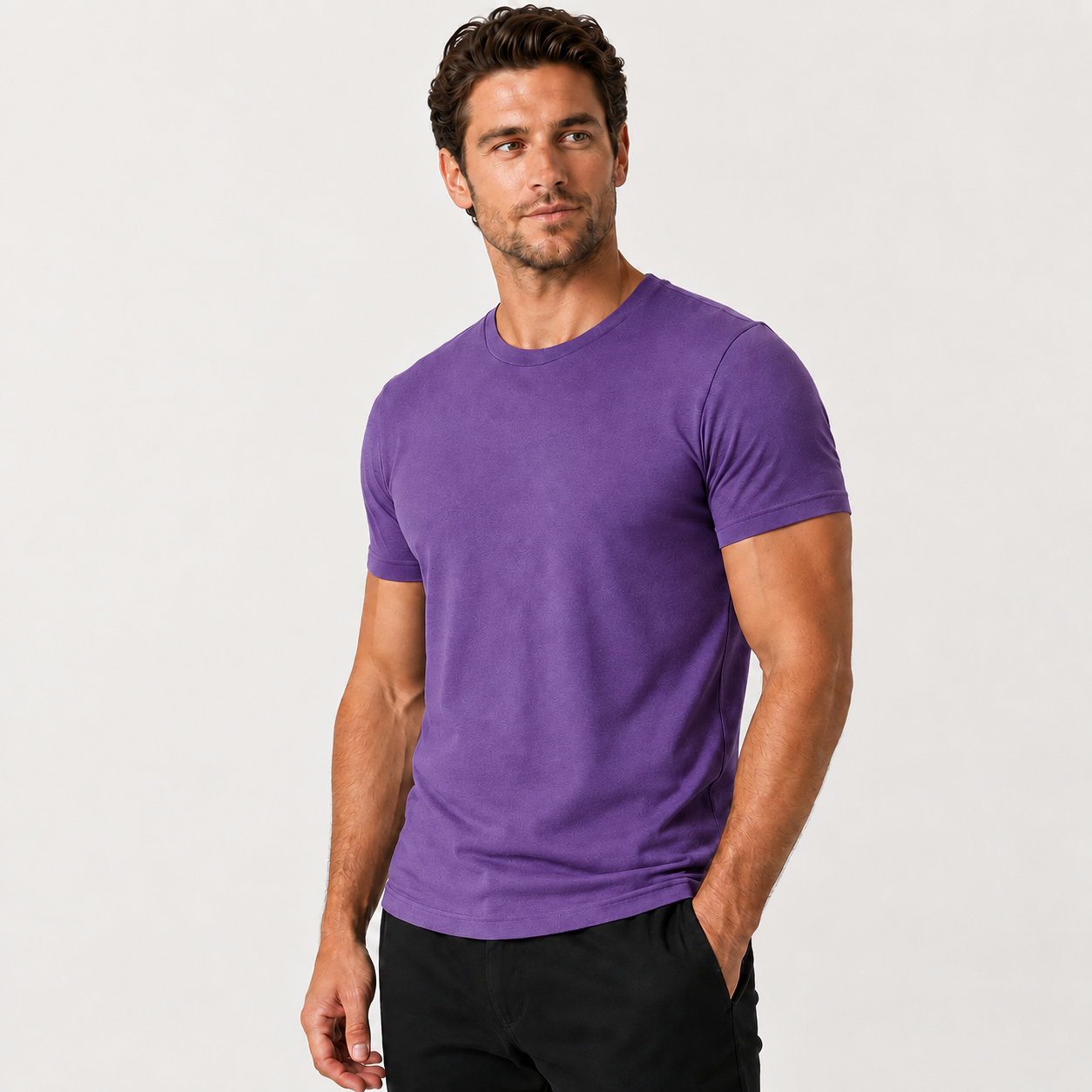 Short Sleeve Crew Style T Shirts For Men