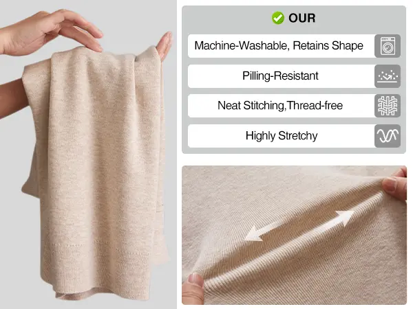 Product Introduction of Arach&Cloz Womens Wool Blend Polo Shirts Spring Summer Sweater Tops 2025 Short Sleeve Soft Trendy Business Casual Outfits 7