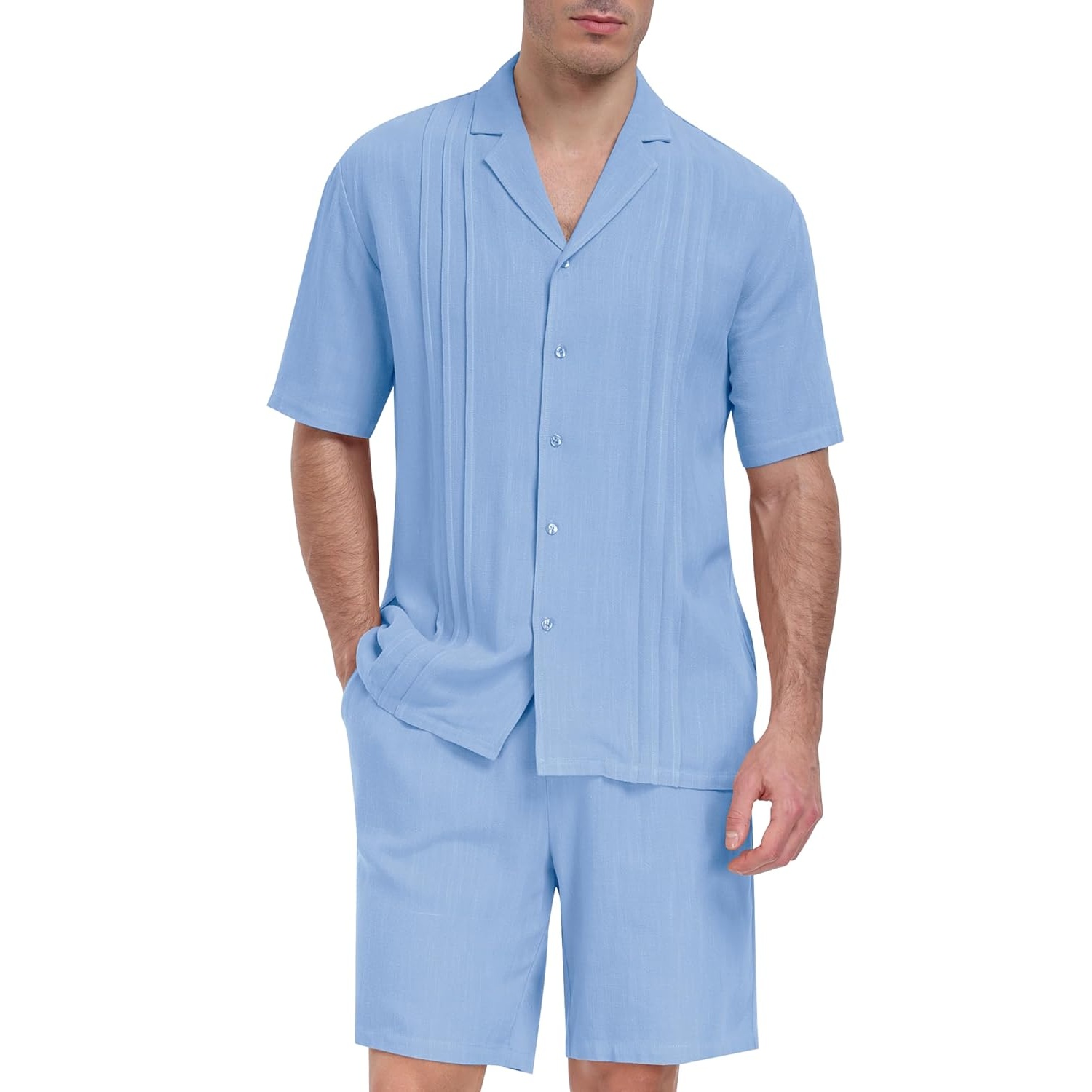 Casual Beach Wear Party Shirts And Short Set For Men