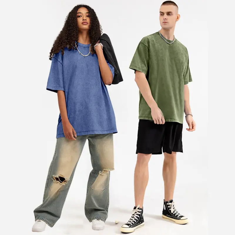 Pack Of 3 Oversized Loose Short Sleeve Summer Tshirts
