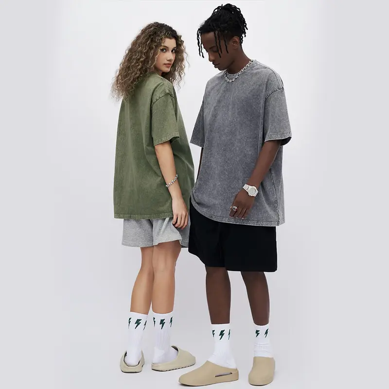 Pack Of 3 Oversized Loose Short Sleeve Summer Tshirts