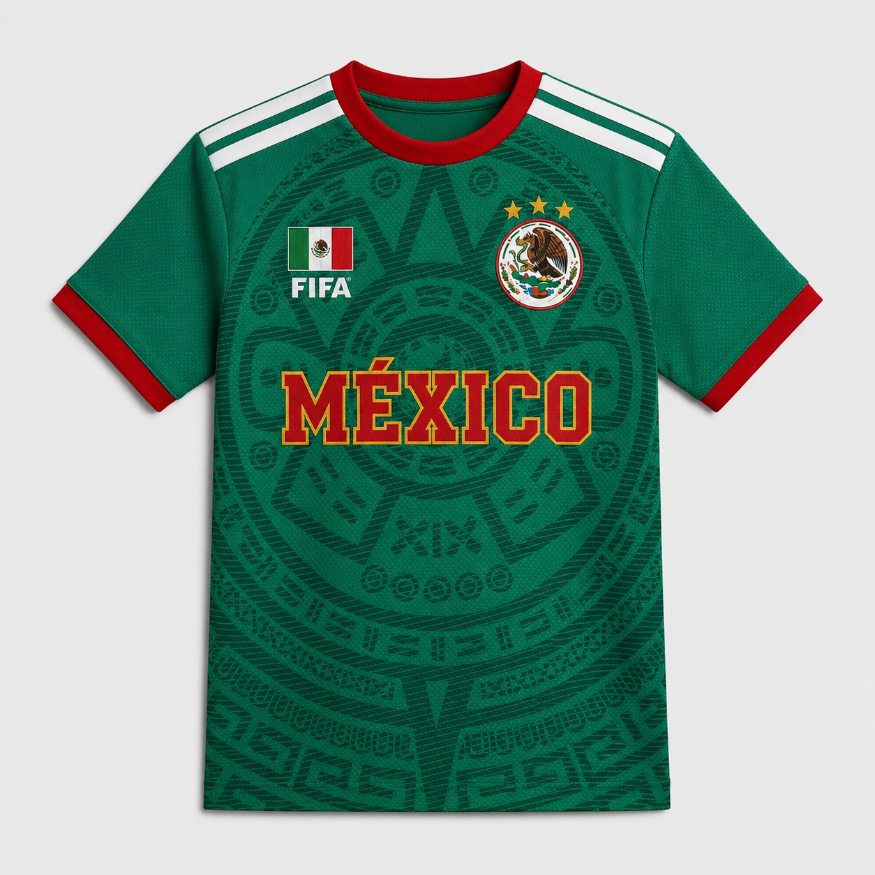 FIFA 2026 Mexico Home Jersey And Shorts Set For Kids