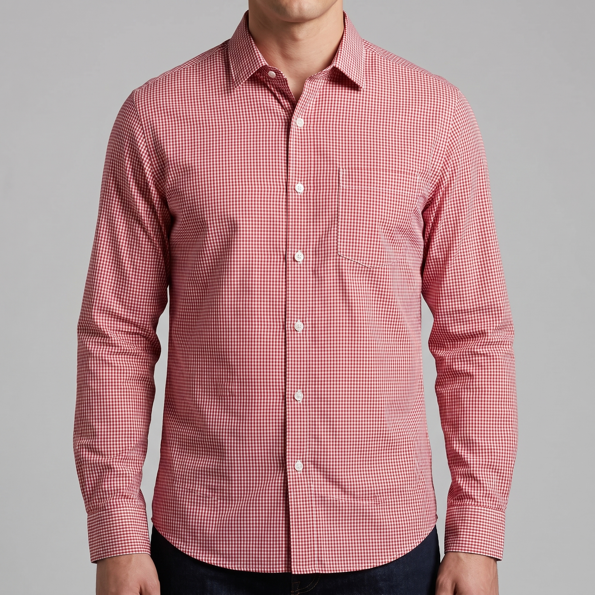 Long Sleeve Casual Poplin Shirt