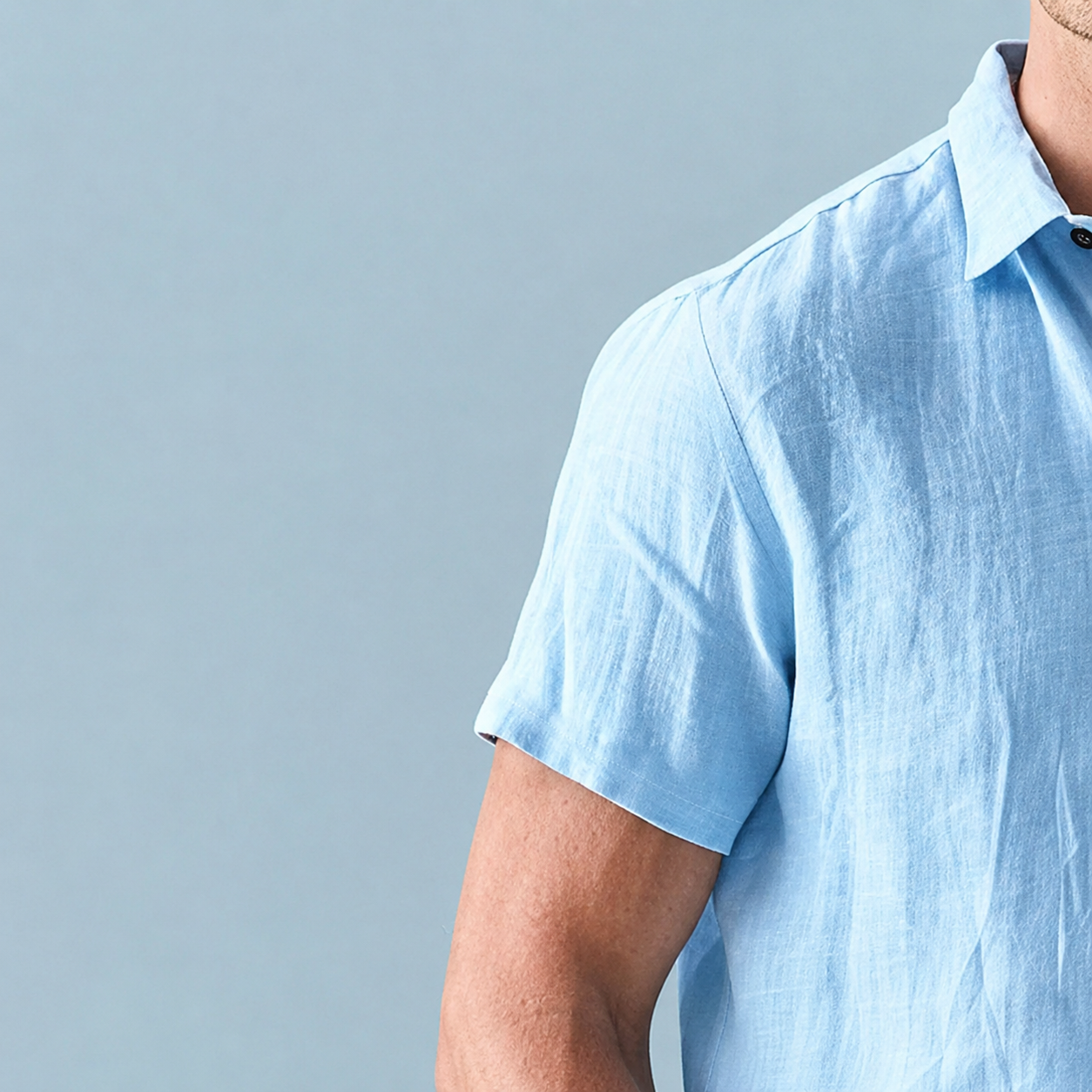 Casual Solid Short Sleeve Beach Shacket Shirt For Men