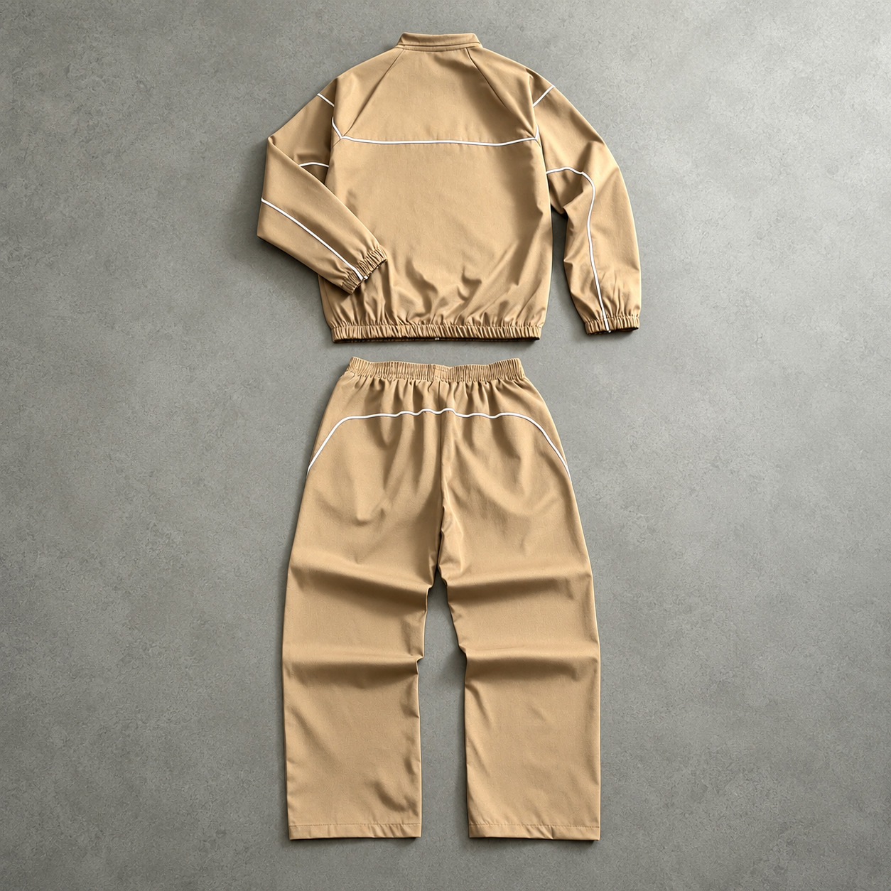 Casual Zip Up Jacket And Pants Set For Men
