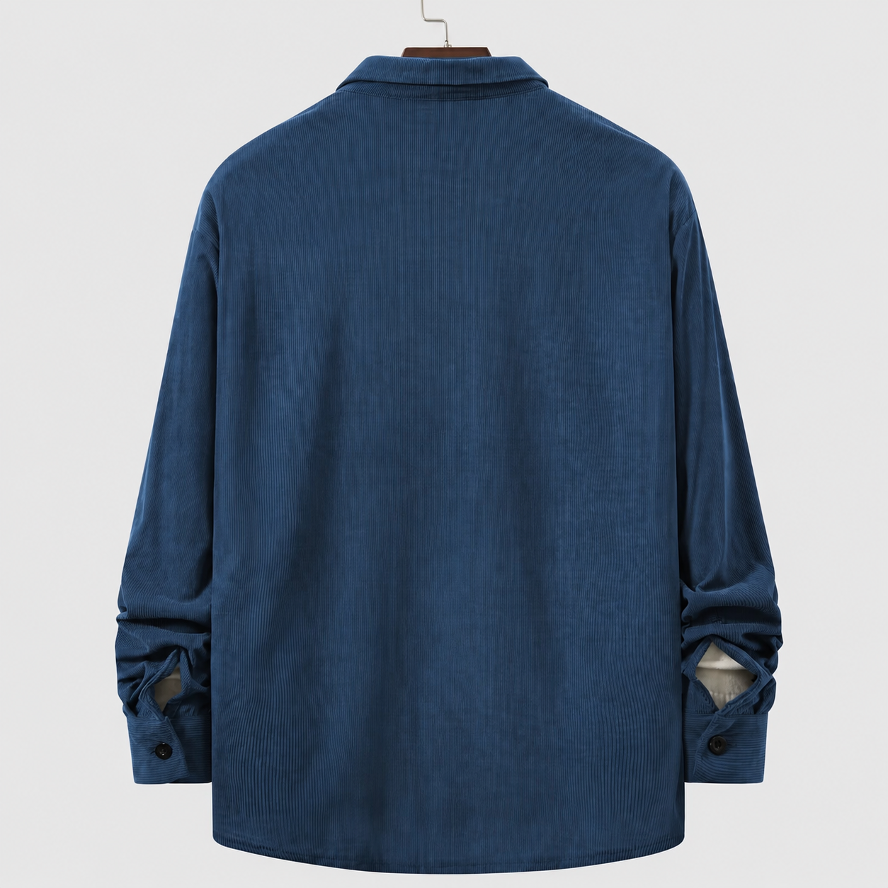 Casual Button Front Long Sleeve Shirt With Lapel Collar For Men