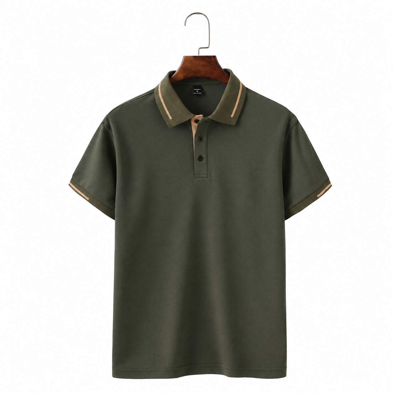 Casual Summer Wear Short Sleeve Polo Shirt With Trim Design For Men