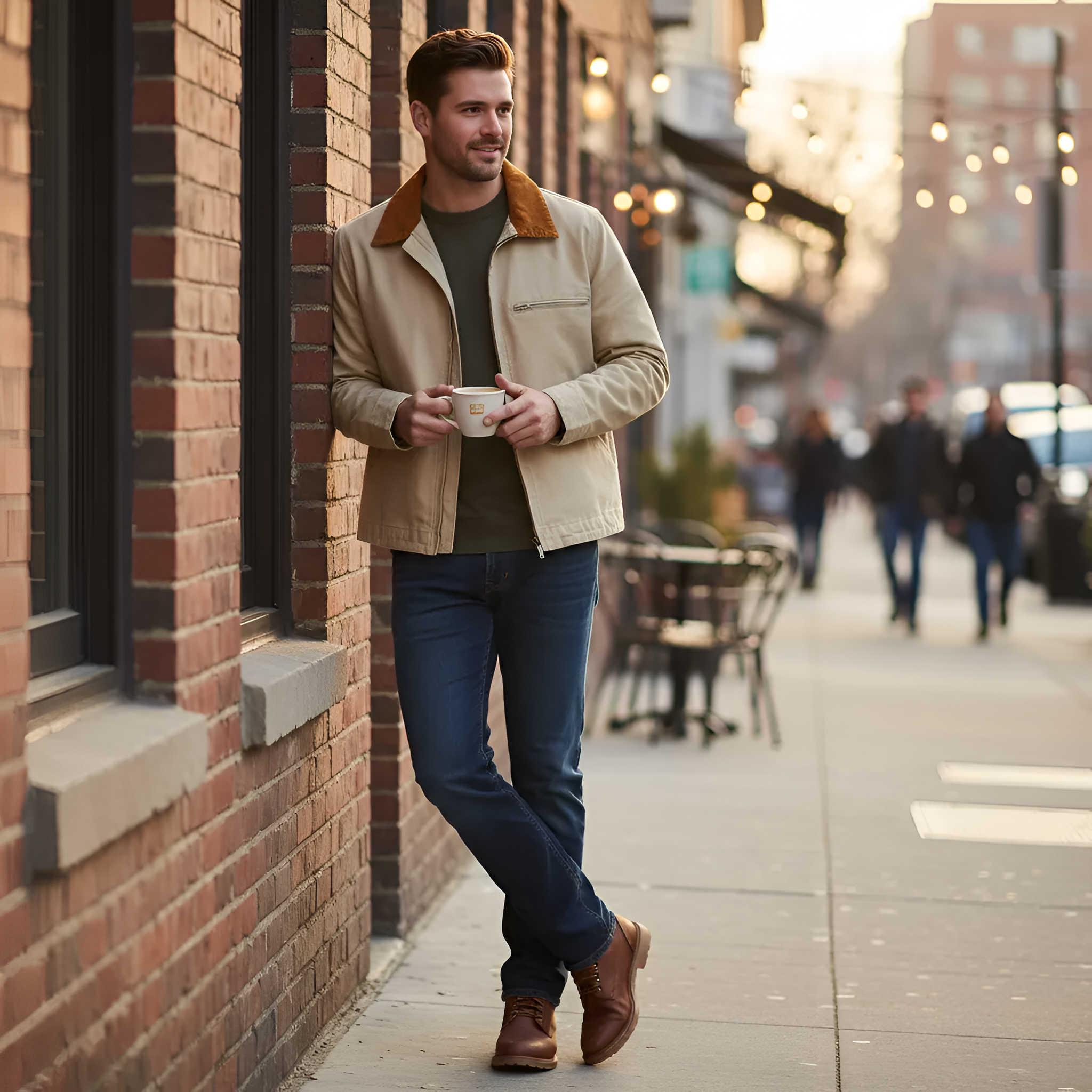 Detroit Style Utility Jacket For Men