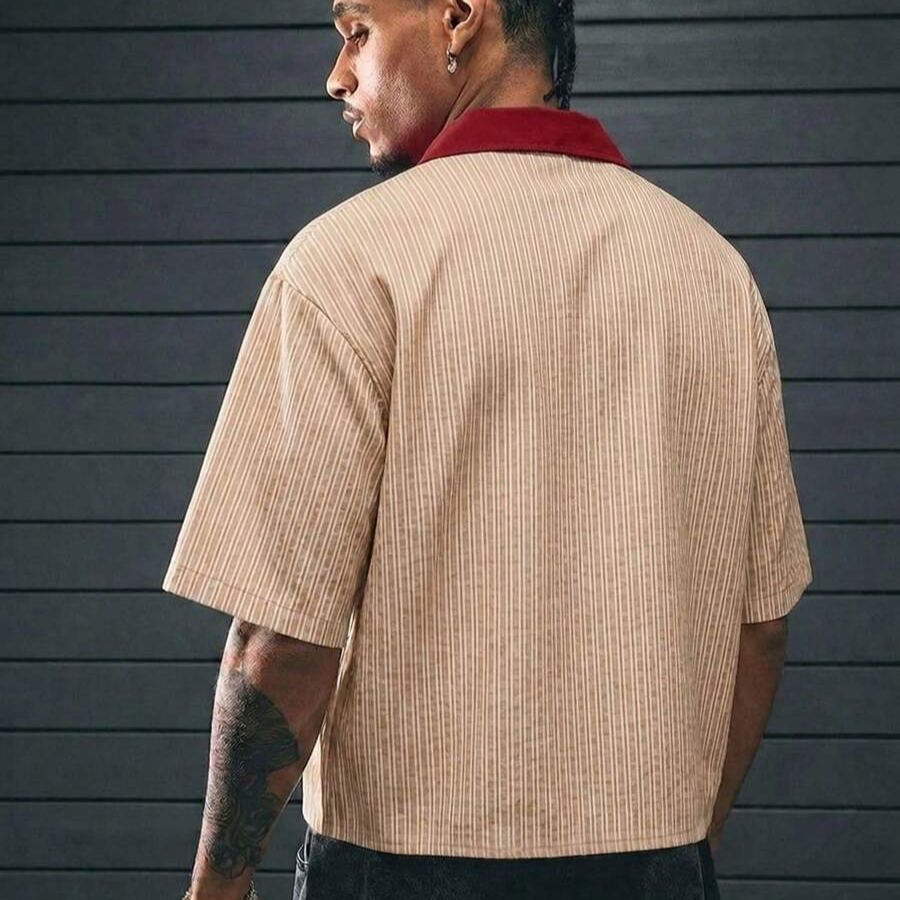Casual Single Breasted Versatile Shirt For Men