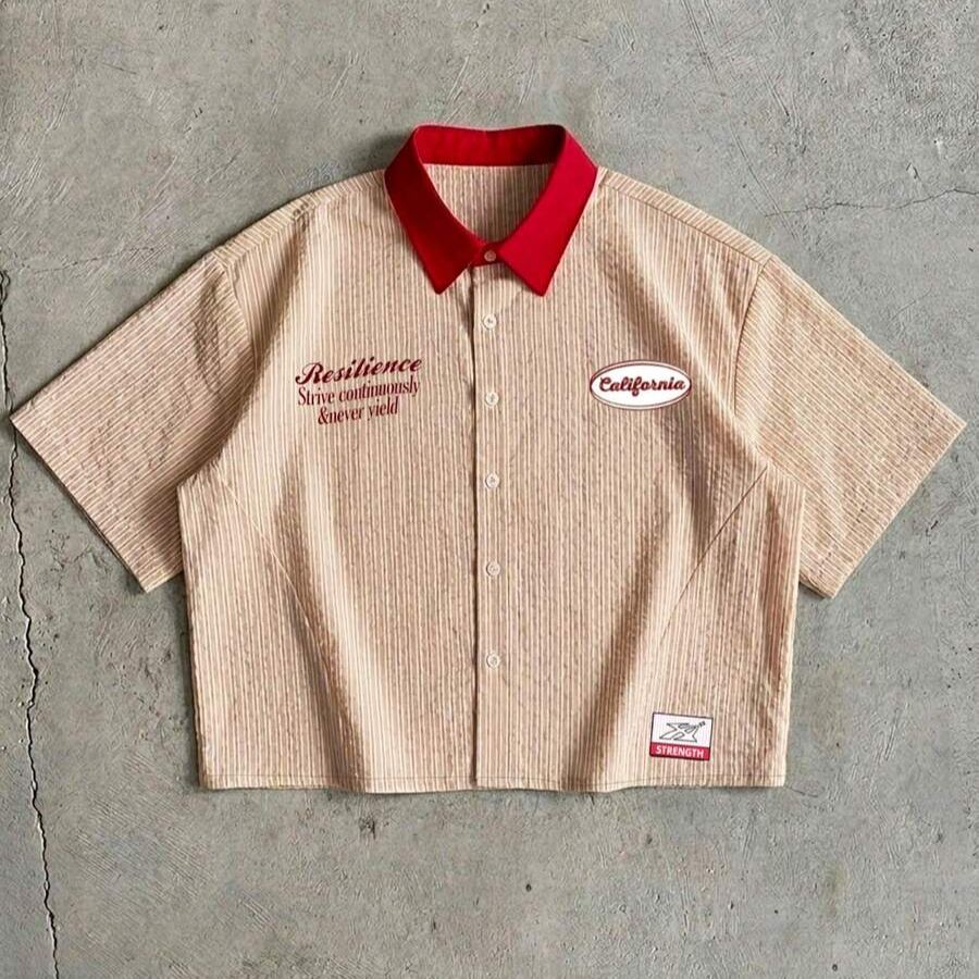 Casual Single Breasted Versatile Shirt For Men